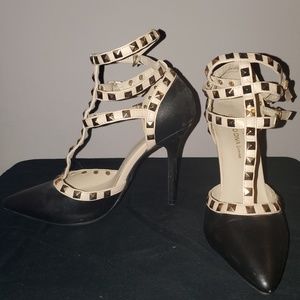 Studded heels